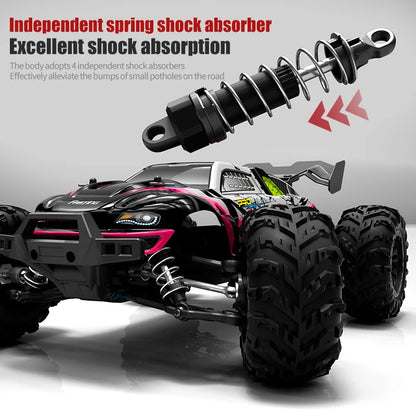 NEW SCY 16101 1:16 80KM/H 4WD RC Car LED Light High Speed Drift Monster Truck vs Wltoys 144001 Christmas Thanksgiving Gifts