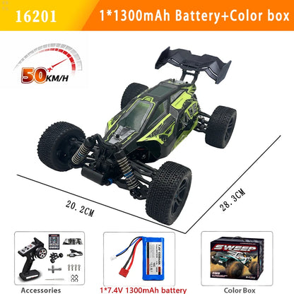 NEW SCY 16101 1:16 80KM/H 4WD RC Car LED Light High Speed Drift Monster Truck vs Wltoys 144001 Christmas Thanksgiving Gifts